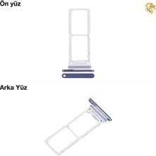Arsking Uyumlu Samsung Z Fold 6 Sim Iç Yuvası Çiftli Mavi Çiftli Sim Yuvası Ikili Sim Tepsisi Çiftli Sim Apa