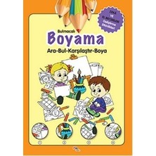 Pia Çocuk Yayınları Bulmacalı Boyama (Ara- Bul -Karıştır - Boya)
