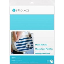 Silhouette Yapışkanlı Şablon Stencil Levhaları (6 Adet)
