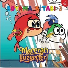 Minika Maceracı Yüzgeçler Boyama Kitabı 3