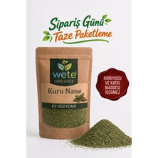 Wete Organik Kuru Nane 150 gr Doğal Katkısız Ev Öğütümü