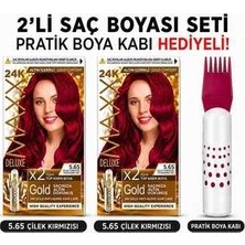 Maxx Deluxe Beauty Expert 2 Kutu 5.65 Çilek Kırmızısı+Pratikboyakabı