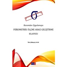 Parantez Yayınları Kuramdan Uygulamaya Psikometrik Ölçme Aracı Geliştirme Kılavuzu