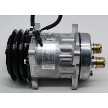Kapo 7H15 Arkadan Çıkış Kalın-Kalın 132MM 2pk 12V  Universal Klima Kompresörü