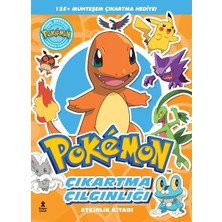 Doğan Çocuk Pokemon - Charmander Çıkartma Çılgınlığı Etkinlik Kitabı
