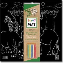 Akademi Çocuk Funny Mat - Black Yeryüzü (Tebeşirli)