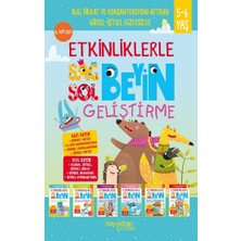 Etkinliklerle Sağ Beyin Sol Beyin Geliştirme (5-6 Yaş) 6’lı Set