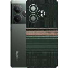 Kapps Realme GT6/GT6T ile Uyumlu Rainbow Serisi Premium Arka Kapak Kaplama(Kenarlar Yoktur!)