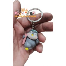 himi bijuteri aksesuar Penguen Plastik Anahtarlık Sırt Çantası Süsü Oto Anahtarlık Okul Çantası Süsü Spor Çantası Süsü