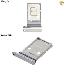 Arsking Uyumlu Samsung Z Fold 7 Sim Iç Yuvası Çiftli Gümüş Çiftli Sim Yuvası Ikili Sim Tepsisi Çiftli Sim Ap