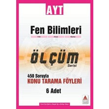 Delta Kültür Yayınevi Ayt Fen Bilimleri Ölçüm Serisi 450 Soruyla Konu Tarama Föyleri