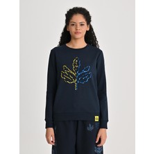 Fenerbahçe Kadın Trıbun Payetli Palamut Sweat