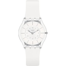 SS08K102 Swatch White Classiness Again Bayan Kol Saati