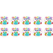 heptex Okula Hoş Geldin Sticker 10 Adet