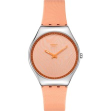 SYXS166 Swatch Iridescently Peach Bayan Kol Saati