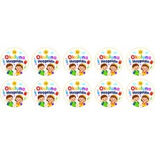 heptex Okula Hoş Geldin Sticker 10 Adet