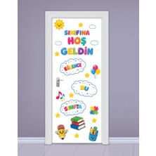 heptex Okula Hoşgeldin Kapı Süsleme Stickerları