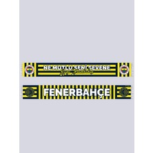 Fenerbahçe Unısex Ne Mutlu Seni Sevene Şal