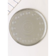Jet's Home Yemek Tepsisi Çelik Yer Sofrası 75,5 cm Paslanmaz Sunum Sinisi No:80
