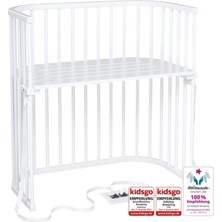 Babybay Anne Yanı Beşik | Boxspring | Beyaz