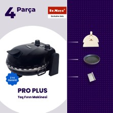 Dr.maya | Lezzet Seti Ürün Grubu - 4 Parça | Pro Plus Taş Fırın Makinesi + Mutfak Gereçleri