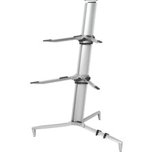 Driton DS-101 Gri Profesyonel Çift Katlı Ultimate Org Standı Sehpası