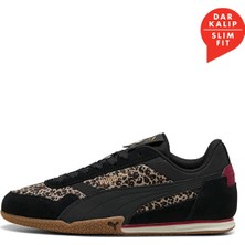 Puma Kadın Bella Donna Leopar Desenli Siyah Sneaker - 40429602