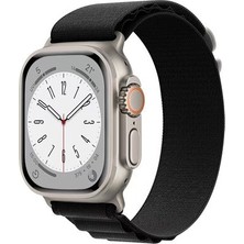 Tele Zone Apple Watch 10 42MM Hasır Bükülmelere Dayanıklı Şık Nefes Alan Hafif Örgü Kordon KRD74