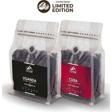 Vestron Uganda ve Küba Espresso Limited Edition| Süper 2'li Set 2X250G Single Origin| Orta Kavrum %100 Arabica