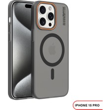 Mtl iPhone 15 Pro Magsafe Uyumlu Mat Sert Klein Kılıf