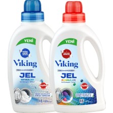 Viking Technopower Sıvı Çamaşır Deterjanı Beyazlar ve Renkliler 1.5 Lt x 2 Adet