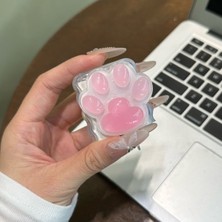 Aksesuarda 18W 20W Şarj Cihazı Uyumlu Pembe Pati Figürlü Tül Detaylı Taşlı Adaptör ve Kablo Koruyucu Set