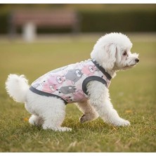 Miniş Cute Monsters Küçük Irk Köpek Esnek Penye T-Shirt