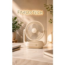 Faroxtech Taşınabilir Masaüstü Mini Fan – Ayarlanabilir Açılı Kompakt Vantilatör