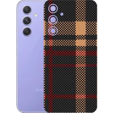 Kapps Samsung Galaxy A54 ile Uyumlu Rainbow Serisi Premium Arka Kapak Kaplama(Kenarlar Yoktur!)