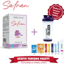 TABVITAMINS Safran 50 Mg 30 Kapsül | Tanışma Paketi Shaker Hediyeli