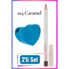 Beaulis 104 Caramel Dudak Kalemi & Asortili Kalpli Keskin Kalemtıraş