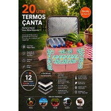 Gogidigo Aradığın o Premium Kalite 20 Litre Piknik Termos Çanta Termal Çanta 35*24*24 cm