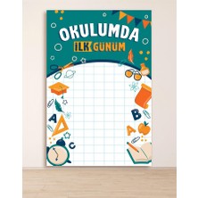 heptex Okulda Ilk Günüm Hatıra Fotoğraf Panosu Branda 100X150