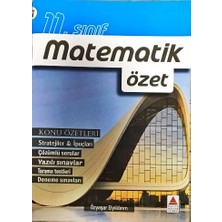 Delta Kültür Yayınevi 11. Sınıf  Matematik Özet