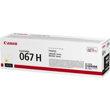Canon CRG-067H Y Yüksek Kapasiteli Sarı Toner 2.350 Sayfa MF65X