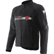 Dainese Herosphere Black White Stripes Red Air Tekstil Mont