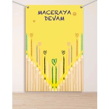 heptex Maceraya Devam Hatıra Fotoğraf Panosu Branda 100X150