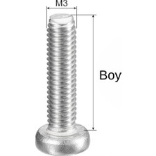 Voltaj M3X12MM Ysb Vida – DIN7985 (Yıldız Silindir Başlı Civata) 10 Adet