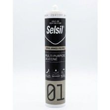 Selsil Genel Amaçlı Silikon Multi Purpose Su Geçirmez Mastik 310 ml
