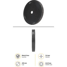 RTRMAX RDM23030 Metal-Inox Kesici Disk 230 x 3.0 x 22 mm - 5 Adet