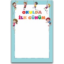 heptex Okulda Ilk Günüm Hatıra Fotoğraf Panosu Branda 100X150