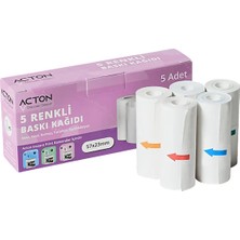 Acton Şipşak Dijital Çocuk Fotoğraf Makinesi Kağıdı Renkli(5li Paket)