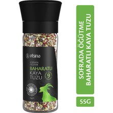 Efsina 8 Baharatlı Kaya Tuzu 55 g Sofrada Öğütme Gurme Tuz