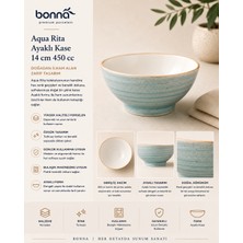 Bonna Aqua Rita Ayaklı Kase 14 cm 450 cc